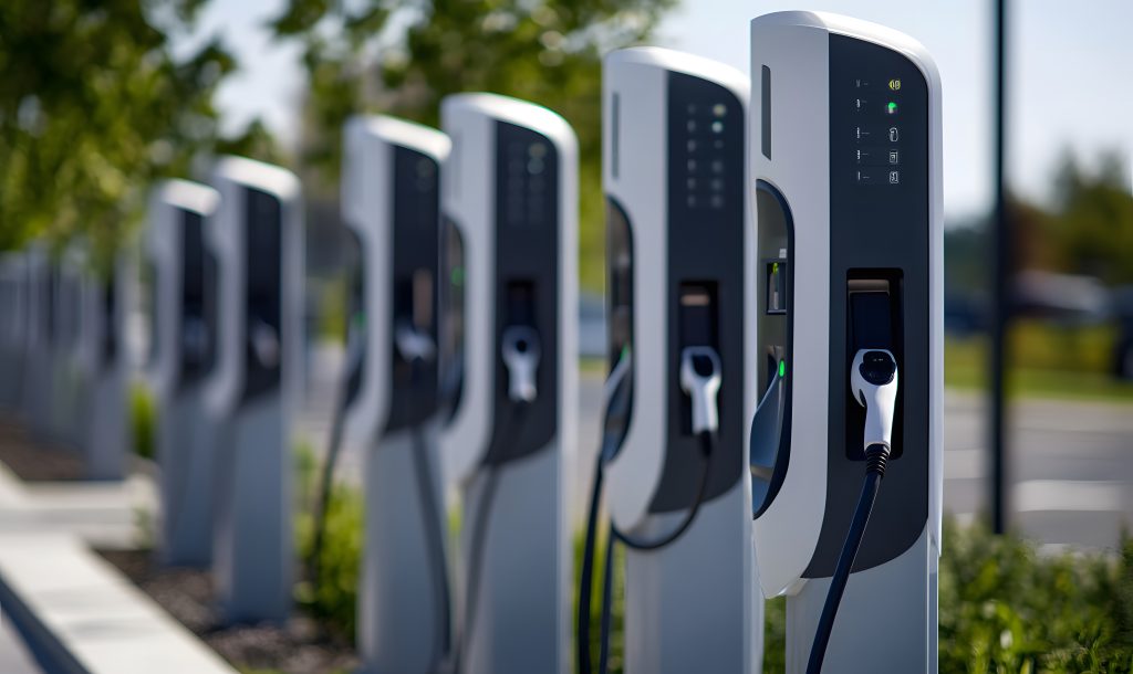 Estação de recarga de veículos elétricos